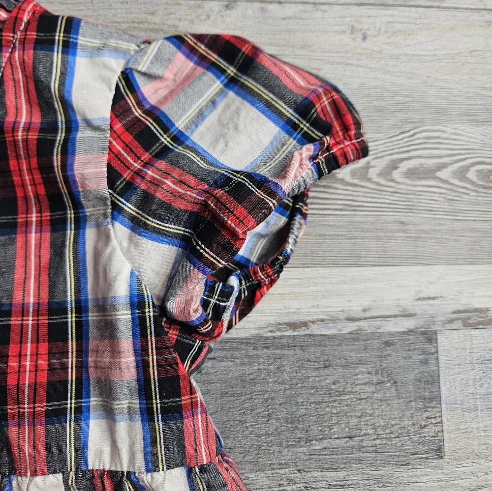 CrewCuts From J. Crew 3T Holiday 2024 Red Plaid Dress - Picture 3 of 8